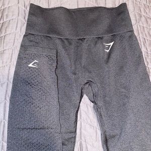Gymshark Vital Seamless Leggings - Black Marl (S)